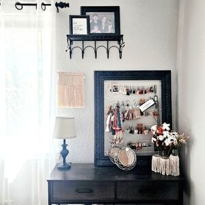 Small Macrame Wall Hanging Handcrafted Catcher and Cord OS